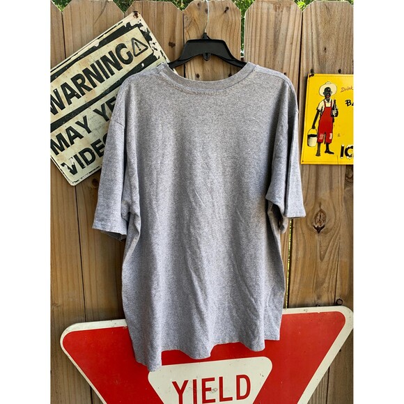 Vintage 90s Grey and blue Duke University Blue Devils vintage cotton tee XL - Picture 4 of 6